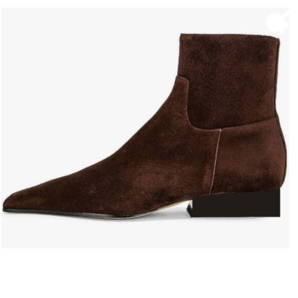 Shoes - Elegant Brown Ankle Boots